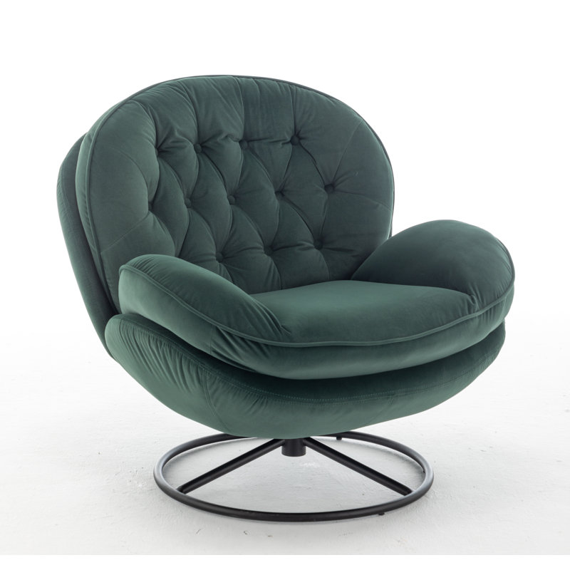 Mercury Row® Myler Upholstered Swivel Accent Chair & Reviews Wayfair